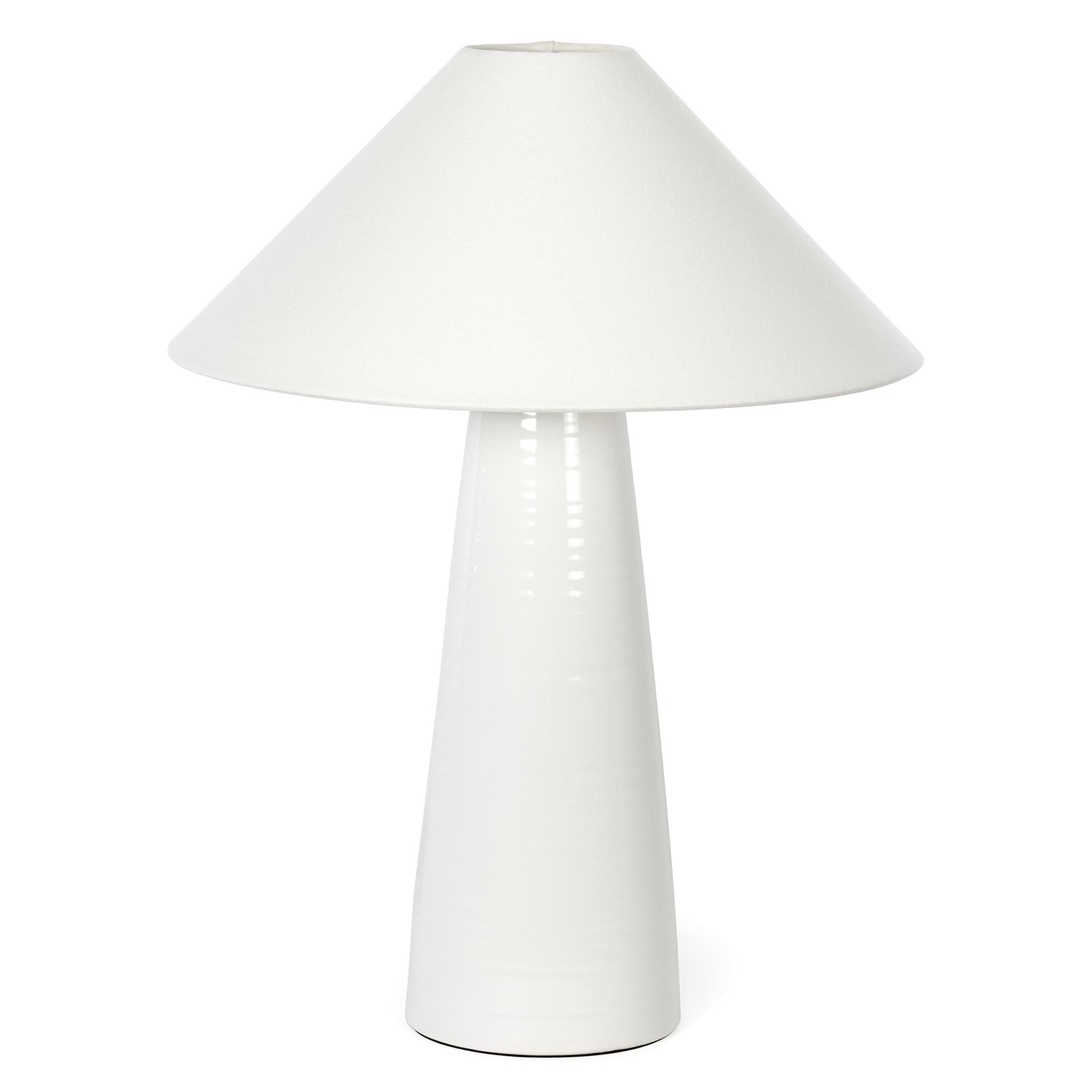 Koda Ceramic Table Lamp (White) | Regina Andrew Detroit